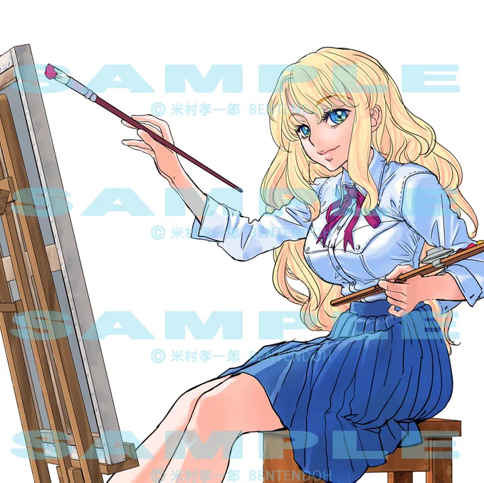 近々新作の告知をします。新作のキャラの一人です。