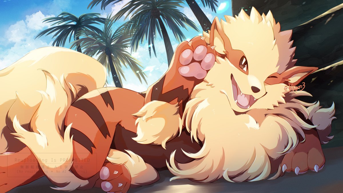 ウインディ🐾
新刊の表紙になるよ～