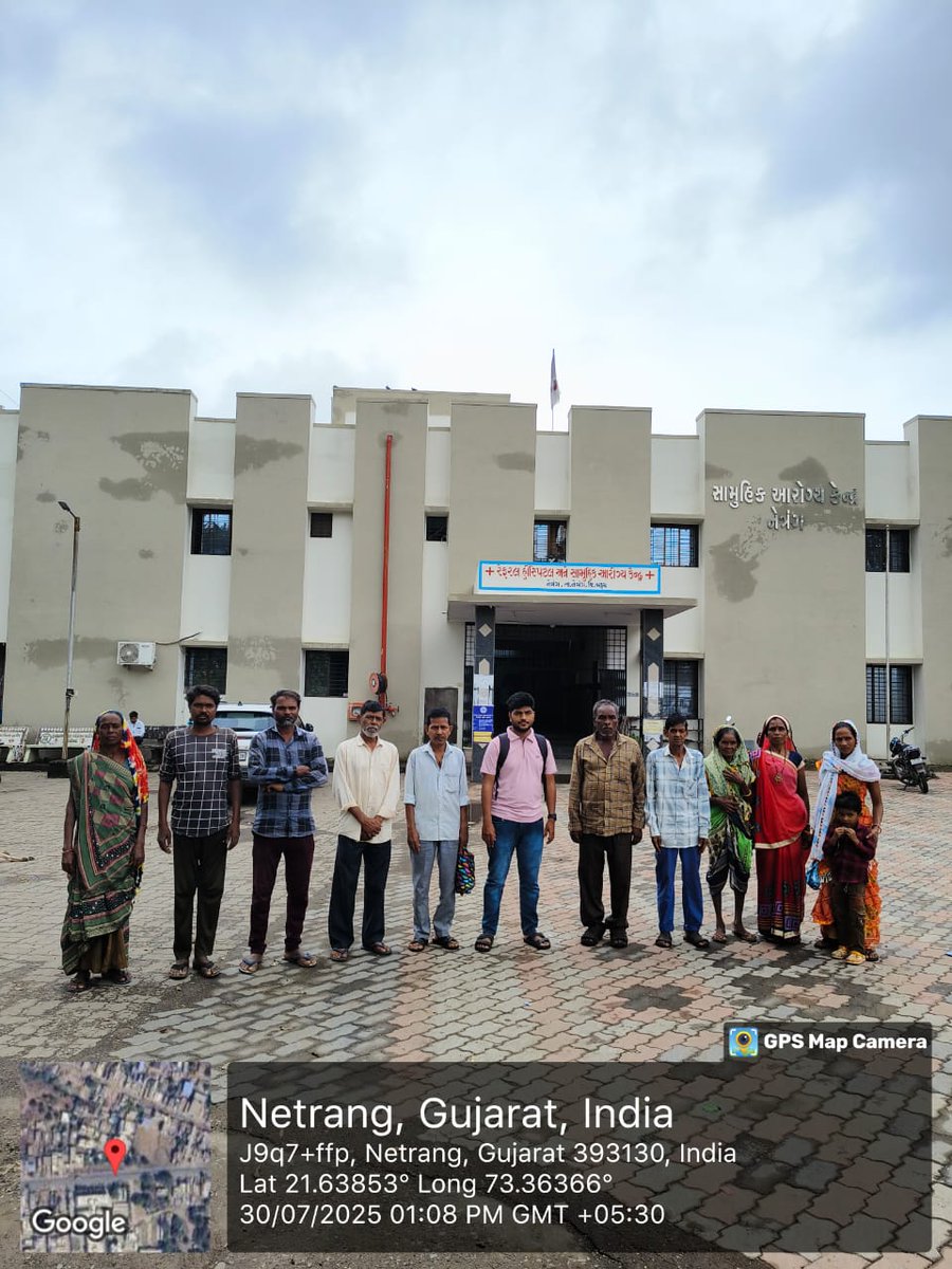 આજ રોજ જૂનીજમૂની, ઉમાડાબરા , મુખ્ય મૌઝા , ઝરણાવાડી અને ચીકલી ગામના વલનરેબલ લોકો ને 
X-ray માટે CHC નેત્રંગ ખાતે 
લઈ જવામાં આવ્યા.