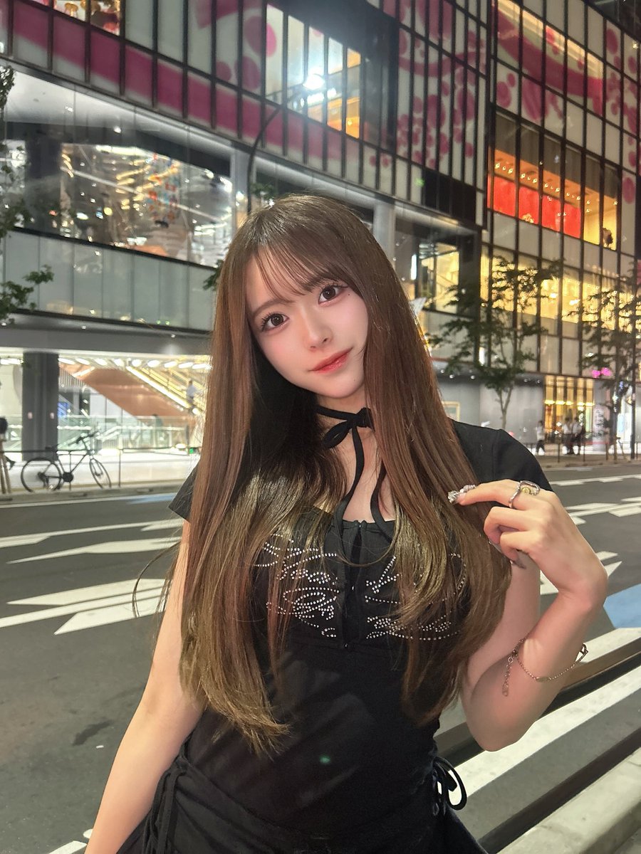 ストレートも似合う？？ᥬ😉ᩤ