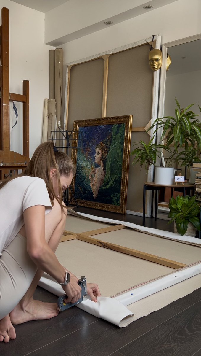 Zhuk (@zhuk_live) on Twitter photo Gm🙌
One of the hardest parts of creating is stretching the huge canvas🫠
Something new is coming! Gm🙌
One of the hardest parts of creating is stretching the huge canvas🫠
Something new is coming!