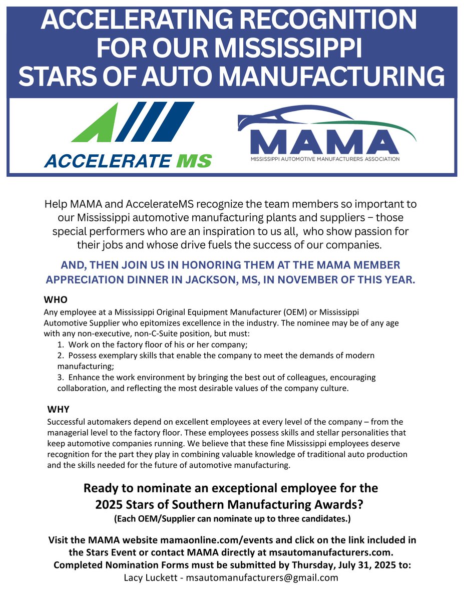 Tomorrow is the DEADLINE! Submit your nominations today!