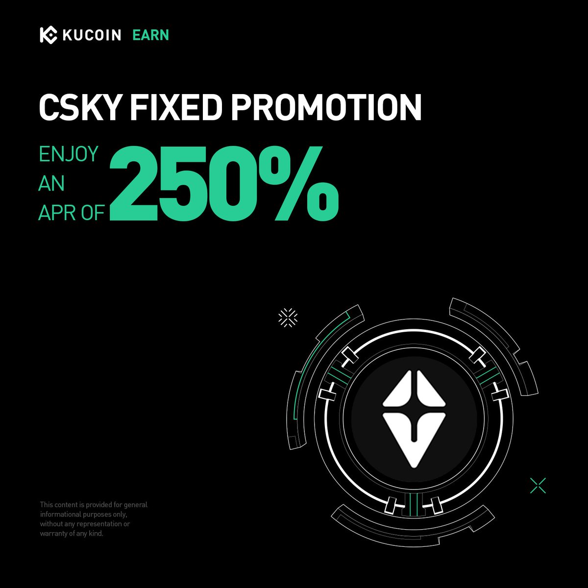 💰<a href="/Coreskyofficial/">Coresky</a> $CSKY Fixed Promotion, Enjoy an APR of 250%!

⏰Activity Start: 10:00:00 on July 30, 2025 (UTC)

Details: kucoin.com/announcement/e…