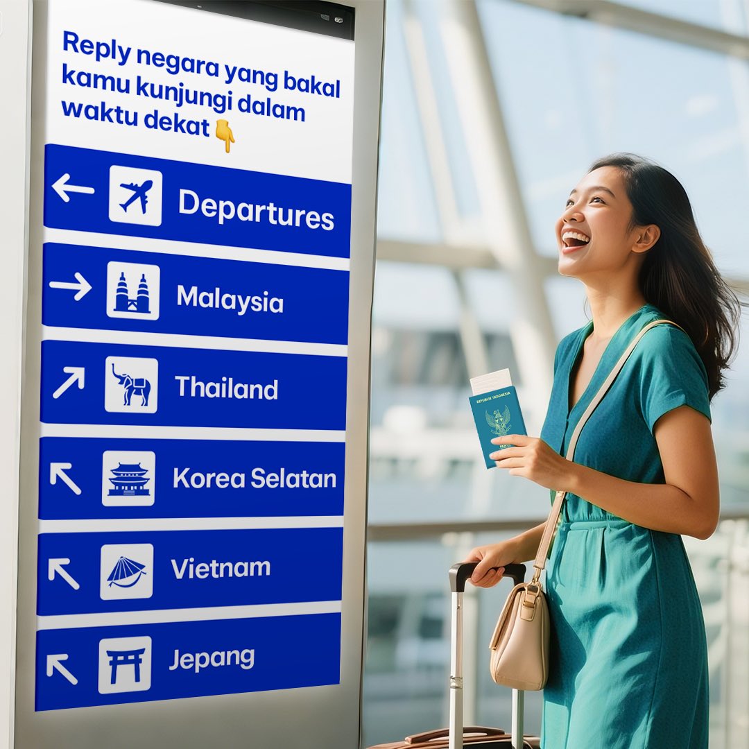 Udah mulai nyusun itinerary?

Yuk sambil reply: negara mana nih yang bakal kamu kunjungi dalam waktu dekat 🌏✈️
(Btw, jangan lupa aktifin XL PASS biar urusan internetan di sana tetap lancar 😉)

#WeAreMore