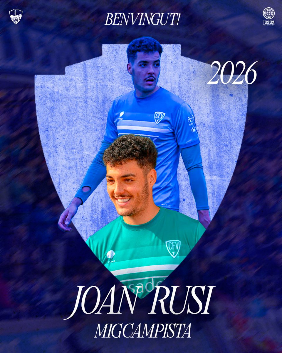 Lleida CF (@lleidacf) on Twitter photo 🆕 Joan Rusiñol és el segon fitxatge de l'entitat blava. 
ℹ️ Migcampista de 25 anys amb passat al Villanovense o Mollerussa entre altres, i també al planter del club. Destaca per la seva polivalència en diferents zones del centre del camp. Amb experiència a 2a i 3a RFEF 'Rusi' 🆕 Joan Rusiñol és el segon fitxatge de l'entitat blava. 
ℹ️ Migcampista de 25 anys amb passat al Villanovense o Mollerussa entre altres, i també al planter del club. Destaca per la seva polivalència en diferents zones del centre del camp. Amb experiència a 2a i 3a RFEF 'Rusi'