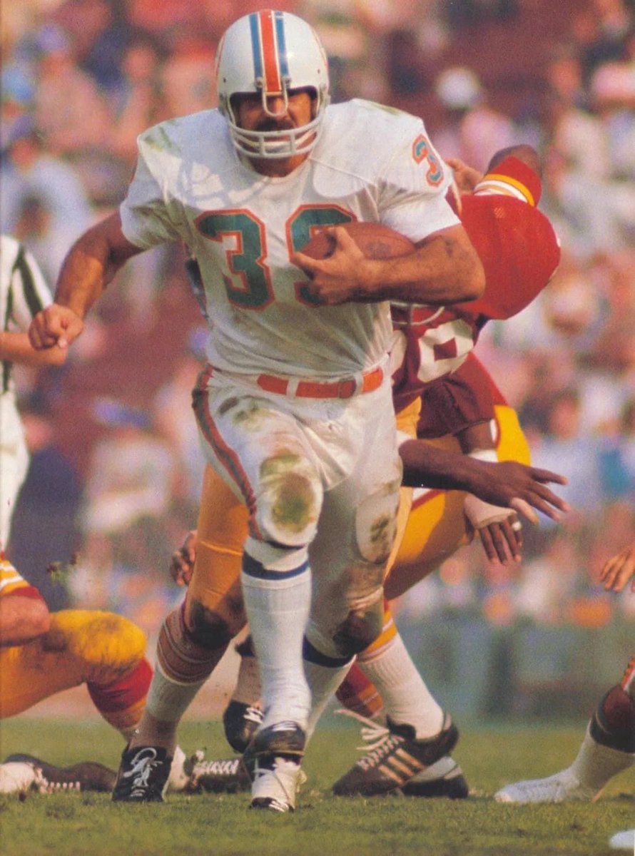 39 days until the Dolphins play football. Today we’re honoring the one and only #39 Larry Csonka.

Csonka wasn’t just a running back, he was a straight-up bulldozer in a helmet. A key piece of Miami’s glory days in the ‘70s, Csonka powered through defenses with a style that was