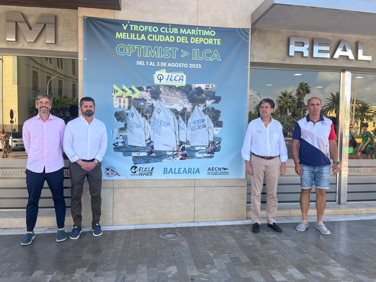Melilla, Ciudad del Deporte (@melilla_deporte) on Twitter photo El presidente del Club Marítimo, Jerónimo Pérez, y el consejero de Deportes, <a href="/MigueFerBon/">Miguel Ángel Fernández Bonnemaisón</a>, presentan el V Trofeo Club Marítimo ‘Melilla, Ciudad del Deporte’.
#MelillaDeporte #NuestroDeporte
<a href="/mrw_es/">MRW España</a> <a href="/Trasme_oficial/">Trasmediterránea</a> <a href="/tv_melilla/">Televisión Melilla</a> <a href="/maritimomelilla/">RC Marítimo Melilla</a> El presidente del Club Marítimo, Jerónimo Pérez, y el consejero de Deportes, <a href="/MigueFerBon/">Miguel Ángel Fernández Bonnemaisón</a>, presentan el V Trofeo Club Marítimo ‘Melilla, Ciudad del Deporte’.
#MelillaDeporte #NuestroDeporte
<a href="/mrw_es/">MRW España</a> <a href="/Trasme_oficial/">Trasmediterránea</a> <a href="/tv_melilla/">Televisión Melilla</a> <a href="/maritimomelilla/">RC Marítimo Melilla</a>