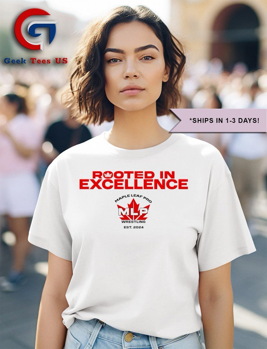 Geekteesus's tweet image. Rooted in Excellence Maple Leaf Pro Wrestling shirt
geekteesus.com/product/rooted…
#ProWrestling #MapleLeafStrong #Geekteesus