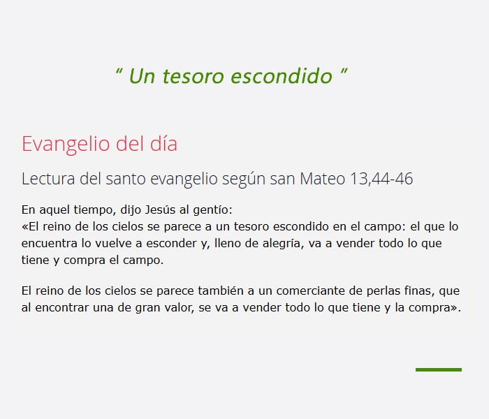 𝗗𝗶𝗼𝘀 𝘀𝗮𝗹𝘃𝗮 𝗮𝗹 𝗺𝘂𝗻𝗱𝗼 ❤️
Evangelio de hoy 🙏 miércoles, 30 de julio de 2025