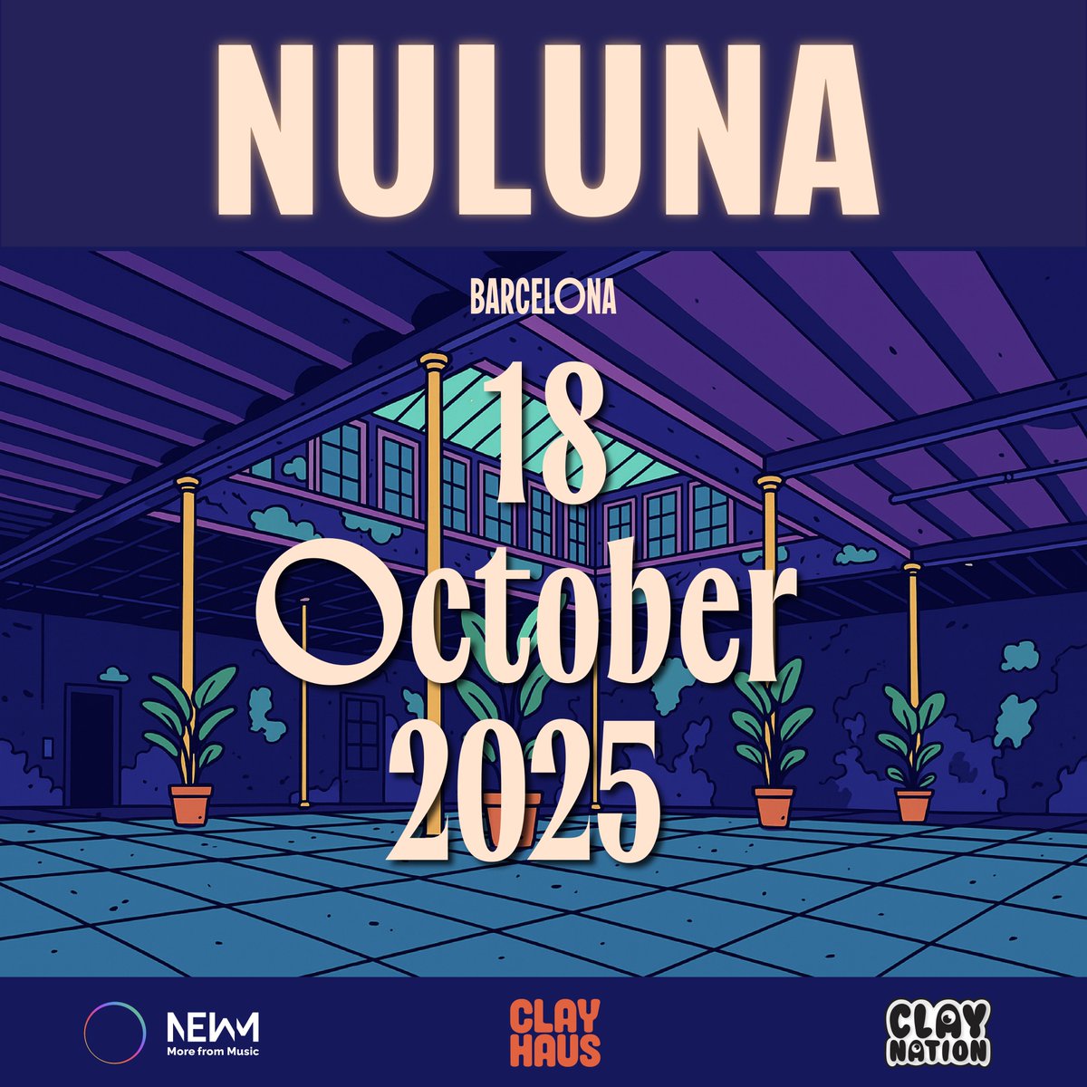 Lozza.CLAY (@lozzaclay) on Twitter photo NuLuna in Barcelona isn’t your typical Web3 event.
It’s clay.
It’s music.
It’s games.
It’s art.
It’s tech.
It's hosted by <a href="/claymates/">Clay Nation</a> & <a href="/projectNEWM/">NEWM | More from Music</a>
🎟️early bird tickets @ nuluna.io NuLuna in Barcelona isn’t your typical Web3 event.
It’s clay.
It’s music.
It’s games.
It’s art.
It’s tech.
It's hosted by <a href="/claymates/">Clay Nation</a> & <a href="/projectNEWM/">NEWM | More from Music</a>
🎟️early bird tickets @ nuluna.io