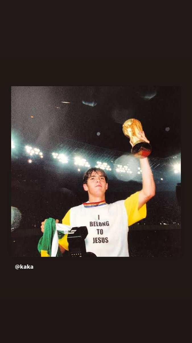 Ricardo Kaka is a baller in Christ. Even in retirement he’s still feeding on the Bible and he’s now learning Theology course online