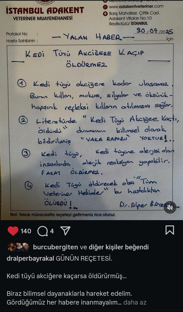 Uzmanlar acikliyor gerizekali hayvan dusmanlarida okusun...