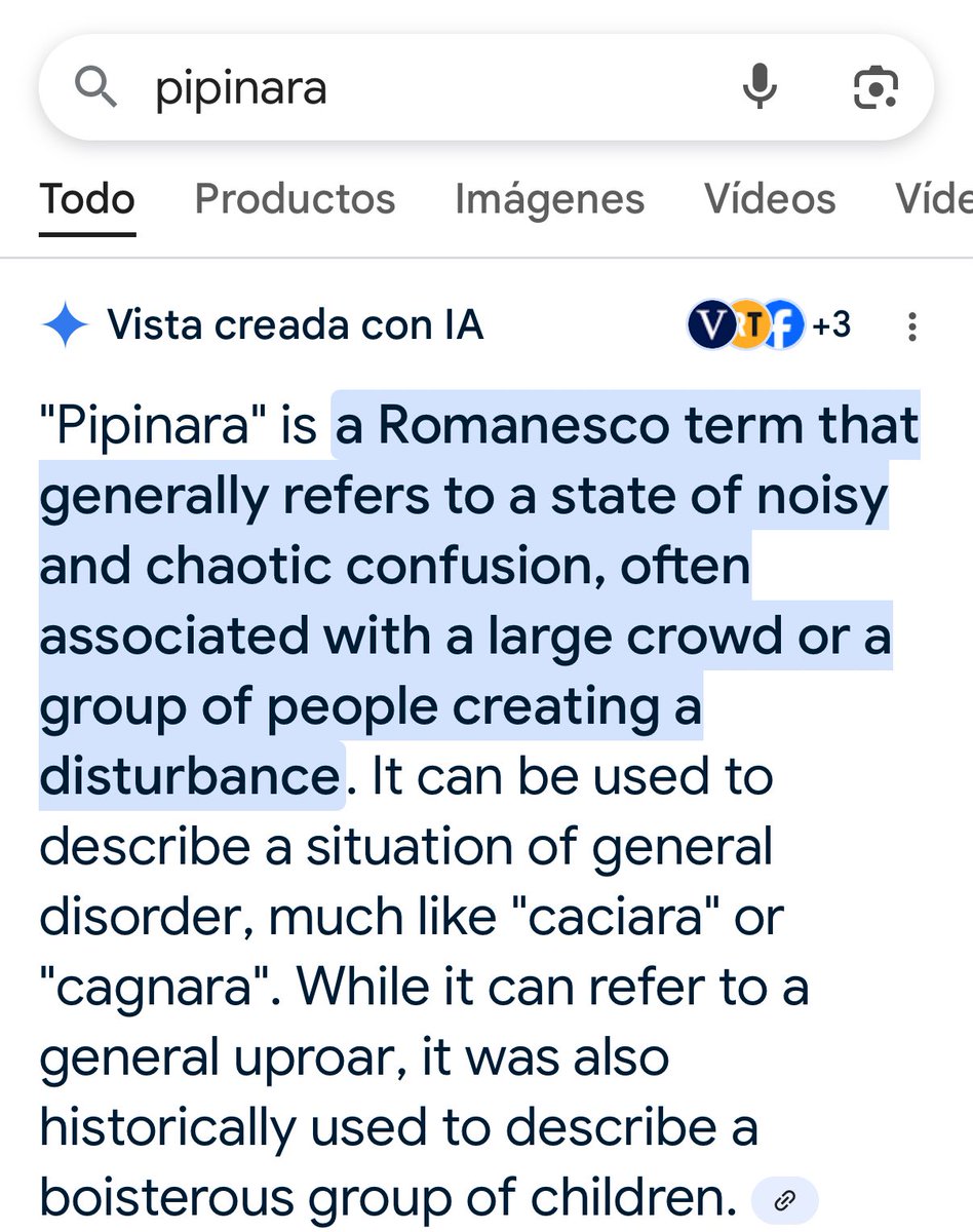 PIPINARA

Salvate questo post perché se un giorno la RAE Spagnola accetterà questo termine come ufficiale, SARÀ SOLO MERITO MIO.

E potrete dire “io ero amic@ dell’illuminata che lo rese famoso”