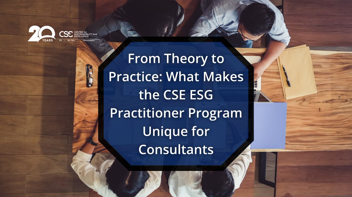 🌱 Want ESG training that actually delivers?

🎓 CSE’s Consultants Edition = practical tools, real case studies, global credibility.

👉 cse-net.org/trainings/cert…

#CSE #ESGConsultants #SustainabilityTraining #Materiality #RealImpact