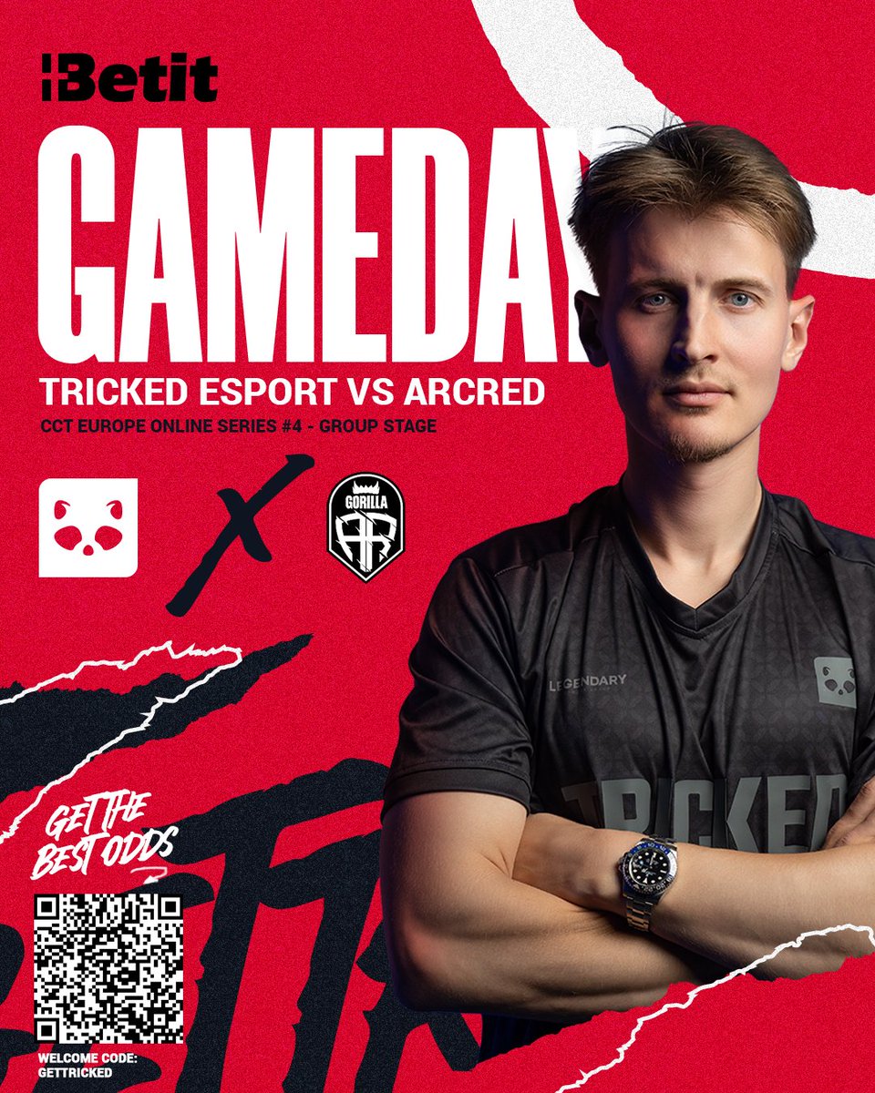 TRICKED ESPORT (@tricked_esport) on Twitter photo Today we start our run in the <a href="/CCT_CS/">Champion of Champions Tour CS2</a> S3 Europe series #4 vs. <a href="/ARCREDesports/">ARCRED</a>. Excited to be back on the server after a long lovely summerbreak. Let's get it! π¦β€οΈππΌ 
#GetTricked Today we start our run in the <a href="/CCT_CS/">Champion of Champions Tour CS2</a> S3 Europe series #4 vs. <a href="/ARCREDesports/">ARCRED</a>. Excited to be back on the server after a long lovely summerbreak. Let's get it! π¦β€οΈππΌ 
#GetTricked