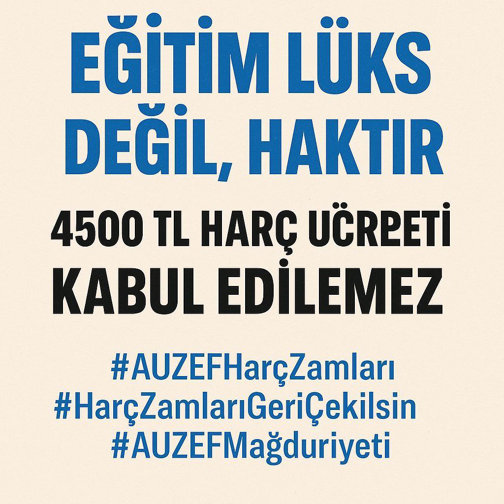 FatmaUbuz's tweet photo. Harçlar artıyor, materyaller yerinde sayıyor Öğrenciler mağdur edilmeye devam ediyor..
#AUZEFZamlarıGeriÇekilsin
#AUZEFÖğrenciMağduriyeti
@LeventSAHIN_IU https://t.co/X3QQ8GtG2I