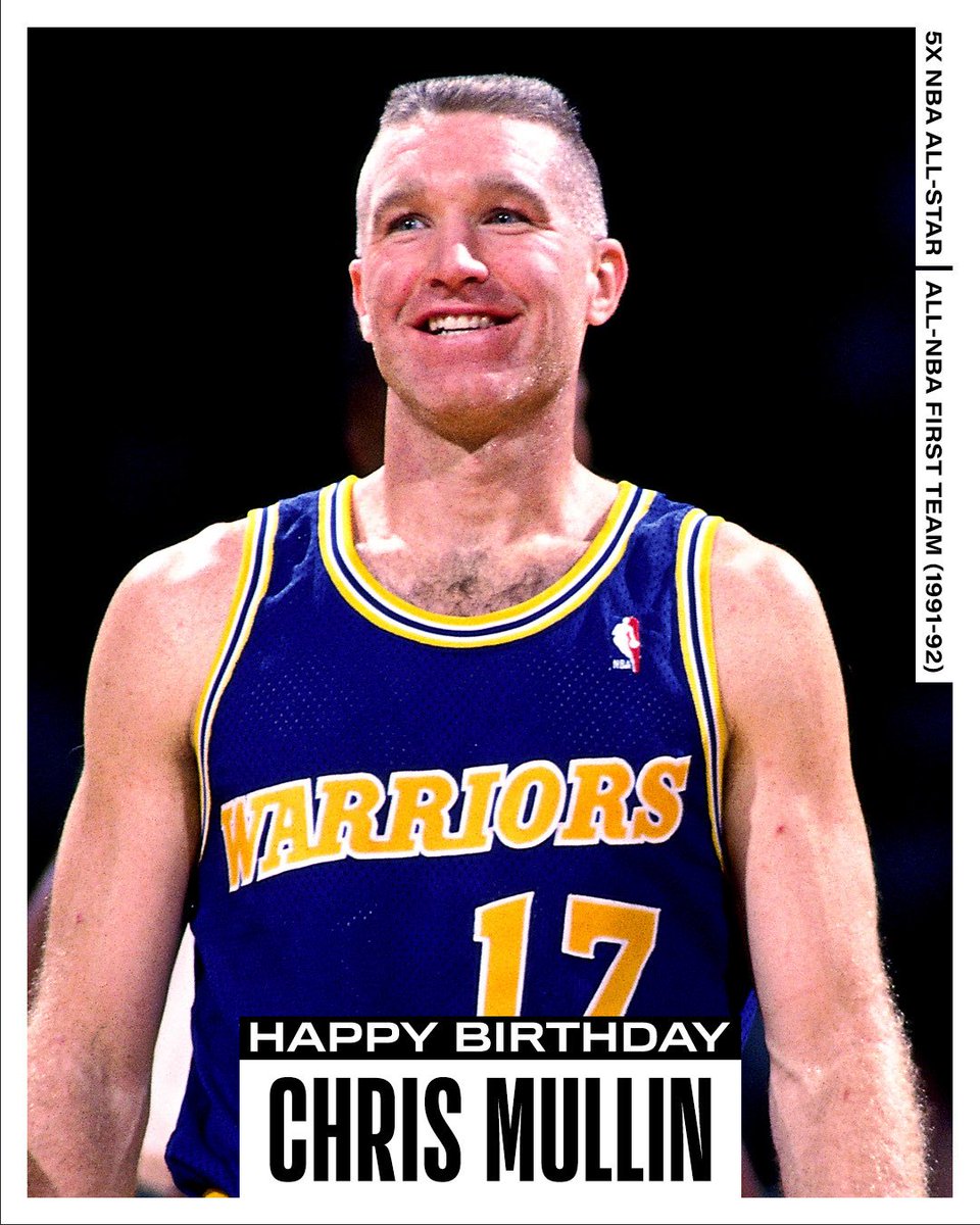 Join us in wishing a Happy 62nd Birthday to 5x #NBAAllStar and <a href="/Hoophall/">Basketball HOF</a> inductee, Chris Mullin! #NBABDAY