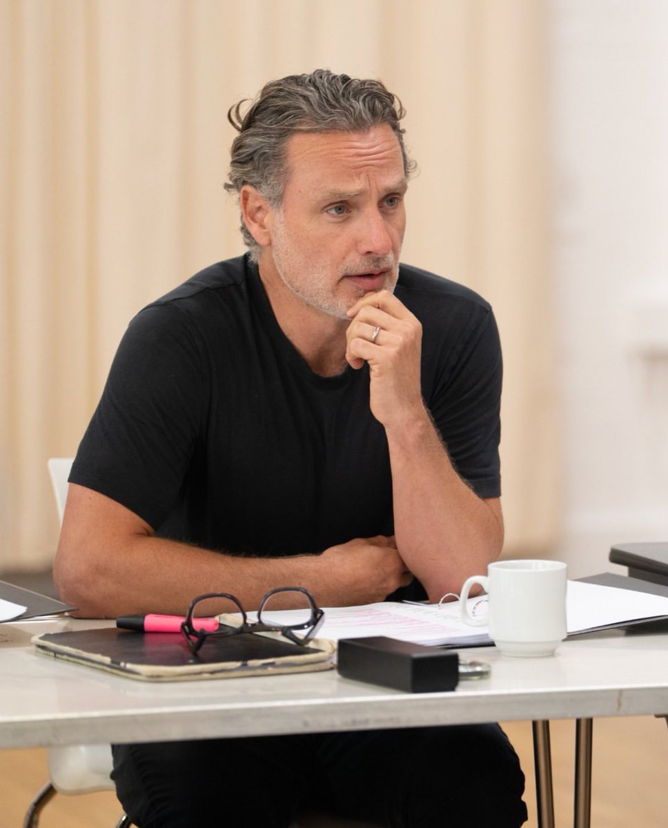 Andy looks so happy and well moisturized 🥰 #TheLadyFromTheSea #AndrewLincoln