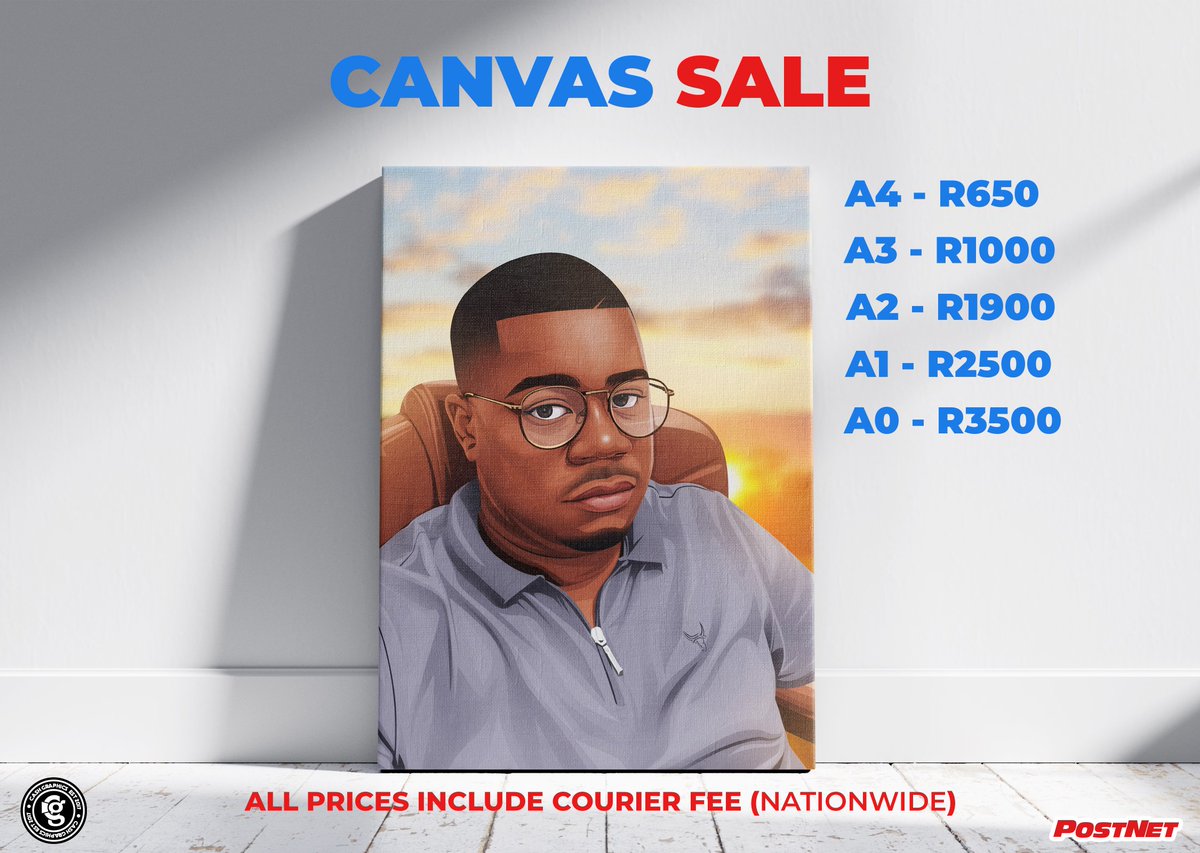 CashGraphicsSA's tweet image. CANVAS SALE📣📣
WhatsApp: 0608478574
#TrendingNow