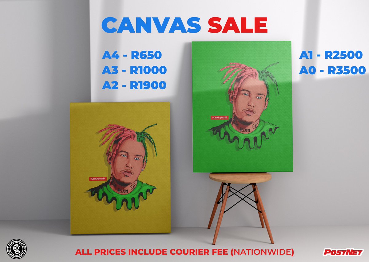 CashGraphicsSA's tweet image. CANVAS SALE📣📣
WhatsApp: 0608478574
#TrendingNow