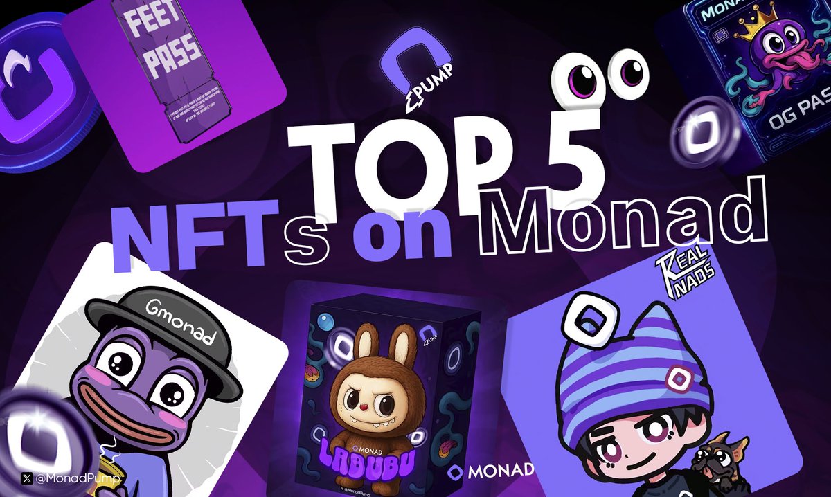 Monad Pump (@monadpump) on Twitter photo π₯ Top 5 NFT Collections on Monad You Shouldnβt Ignore π DROP WALLET + RT TO GET FREE NFT π
Looking to boost your on-chain presence before TGE? These NFTs are more than art - theyβre access, roles, and signals:
1οΈβ£ MONADPump OG Pass
π magiceden.io/collections/moβ¦
β
Comes with OG π₯ Top 5 NFT Collections on Monad You Shouldnβt Ignore π DROP WALLET + RT TO GET FREE NFT π
Looking to boost your on-chain presence before TGE? These NFTs are more than art - theyβre access, roles, and signals:
1οΈβ£ MONADPump OG Pass
π magiceden.io/collections/moβ¦
β
Comes with OG