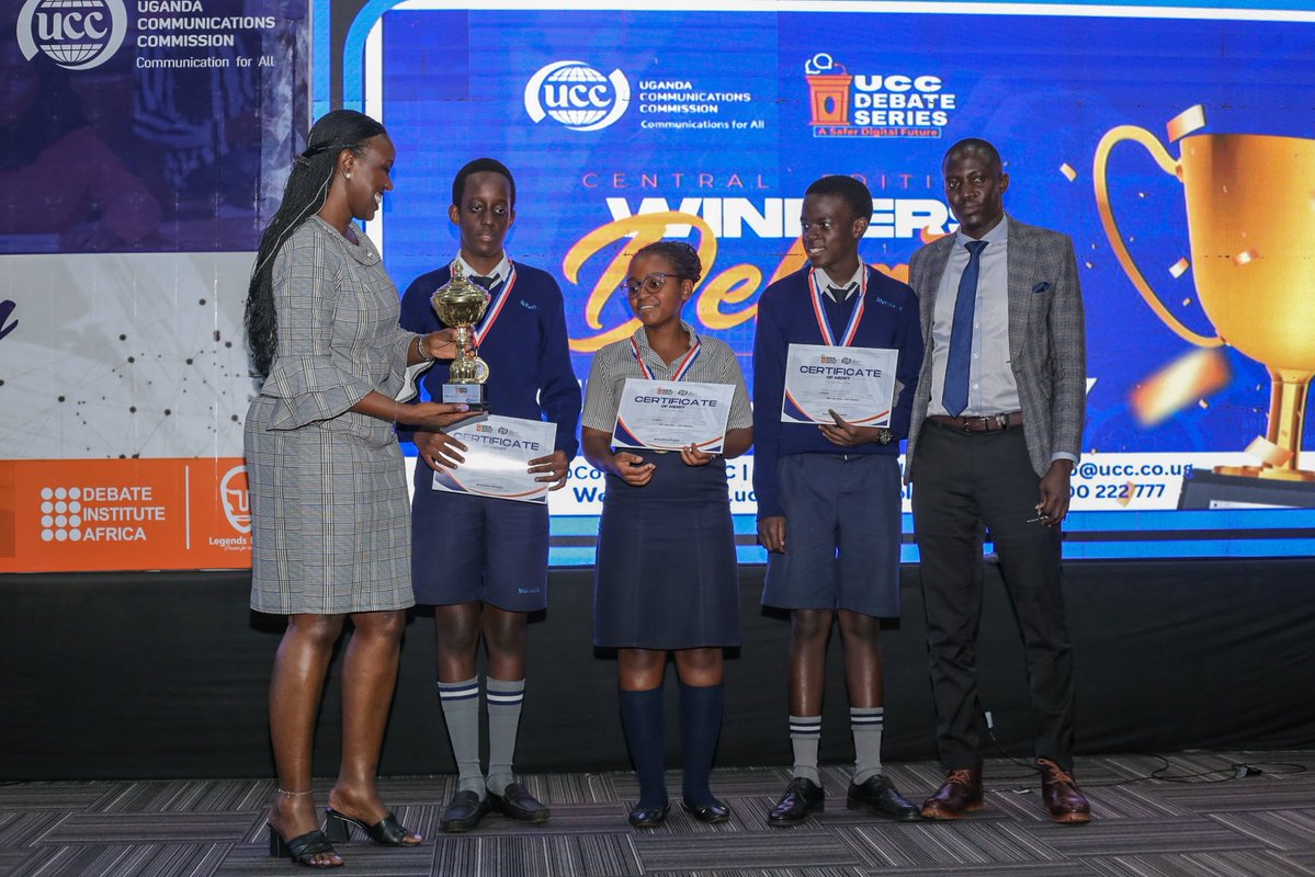 #uccdebateseries 
We would like to congratulate Greenhill Academy upon winning the central edition of the UCC Debate series. The team put up a spirited fight and emerged best.  🎉🎉 They proceed to the national round where they will compete with all the other regional winners🎉🎉