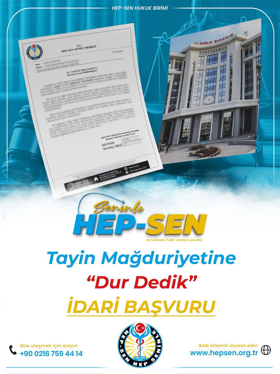 Tayin Mağduriyetine Dur Dedik!

 "Sessiz sedasız değiştirilen Bölge Hizmet Gruplarında Güncelleme uygulaması, binlerce sağlık çalışanını mağdur etti."

HEP-SEN olarak, Atama ve Yer Değiştirme Yönetmeliği uygulamaları kapsamında yaşanan “Bölge Hizmet Gruplarında Güncellenme”