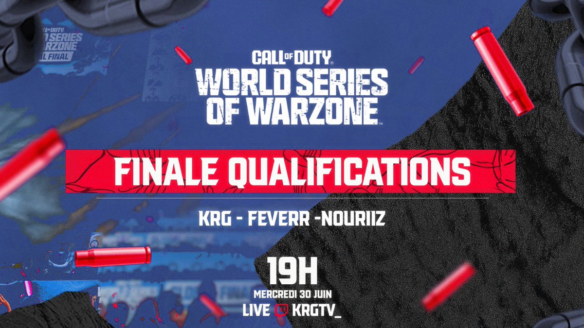 Ce soir 19h final WSOW w <a href="/FeverrVLN/">Feverr</a> &amp; <a href="/NouRiiZ57/">NouRiiZ</a> ⏳
m.twitch.tv/krgtv_/home