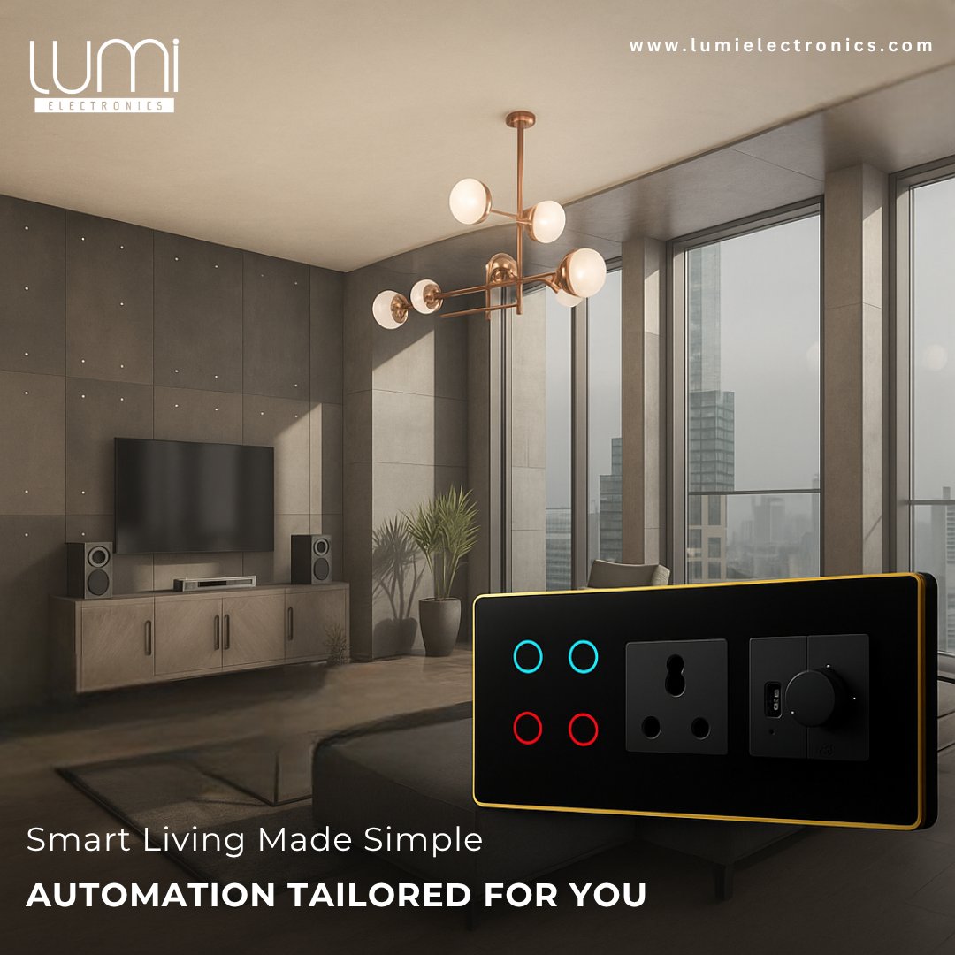 DrasisAutomate's tweet image. Simplify your life with automation tailored JUST for you. 🛠️🏠 LUMI Electronics makes smart living effortless. 🔌💡

#AutomateWithEase #SmartLiving #CustomAutomation #TechSimplified #TailoredForYou #EffortlessLiving #SmartHomeSolutions #InnovateEveryday