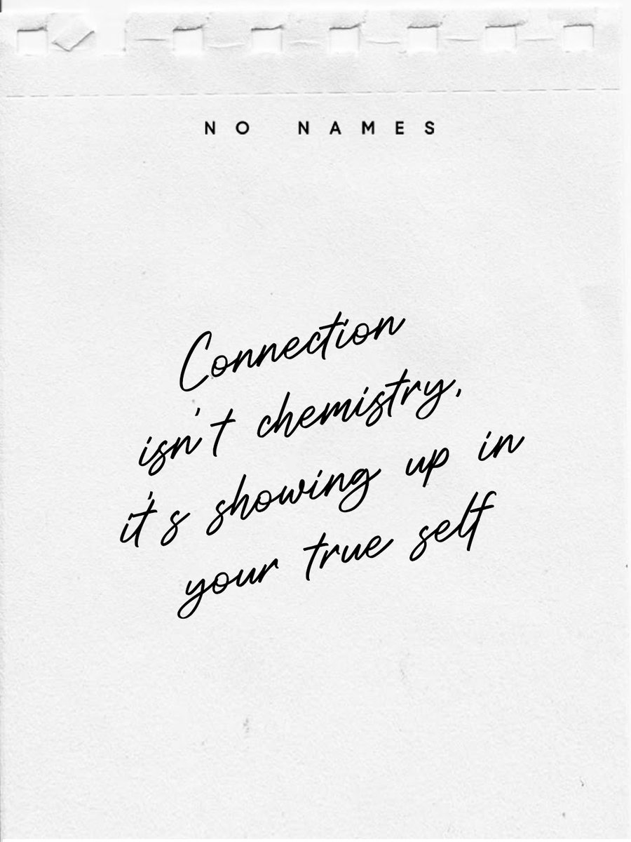 nonamesapp's tweet image. Connection is showing up as you are.
It’s not about impressing - it’s about resonating.

#nonames #nonamescommunity #moderndating #socialising #meetirl #makeplans #elitenetwork #explore #fyp #modernsocialising #privatemembersapp