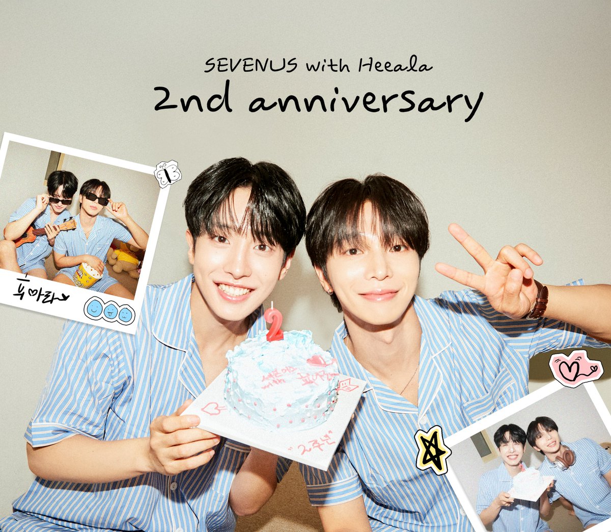 officialSEVENUS's tweet photo. 💙세븐어스 데뷔 2주년을 축하합니다💙

#SEVENUS #세븐어스
#희재 #HEEJAE #이레 #IREAH
#이제희재이레타임
#SEVENUS_2nd_Anniversary https://t.co/KiqJOsC9jx
