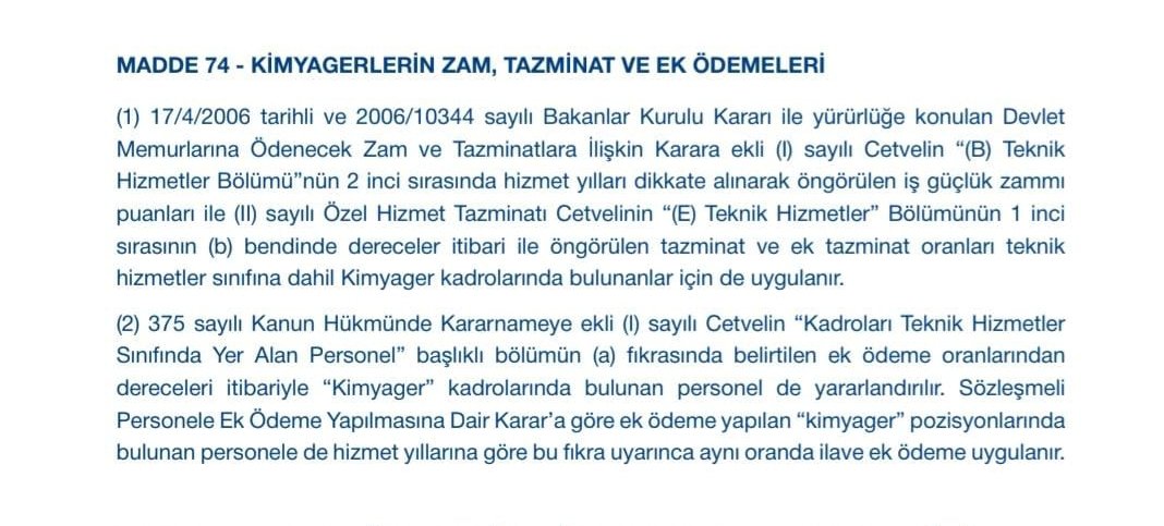 Etkin Kimyagerler (@kimyageretkin) on Twitter photo #kamukimyagerleri 8. Dönem Toplu Sözleşme metninde talep edilen 74. maddenin kazanıma geçirilmesi Bilime ve Kimyaya verilen değeri arz edecektir. Kimyagerlik bilimin öncü mesleğidir hak ettiği deger verilmelidir <a href="/_aliyalcin_/">Ali YALÇIN</a> <a href="/MemurSenKonf/">Memur-Sen</a> <a href="/isikhanvedat/">Prof. Dr. Vedat Işıkhan</a> #kamukimyagerleri 8. Dönem Toplu Sözleşme metninde talep edilen 74. maddenin kazanıma geçirilmesi Bilime ve Kimyaya verilen değeri arz edecektir. Kimyagerlik bilimin öncü mesleğidir hak ettiği deger verilmelidir <a href="/_aliyalcin_/">Ali YALÇIN</a> <a href="/MemurSenKonf/">Memur-Sen</a> <a href="/isikhanvedat/">Prof. Dr. Vedat Işıkhan</a>