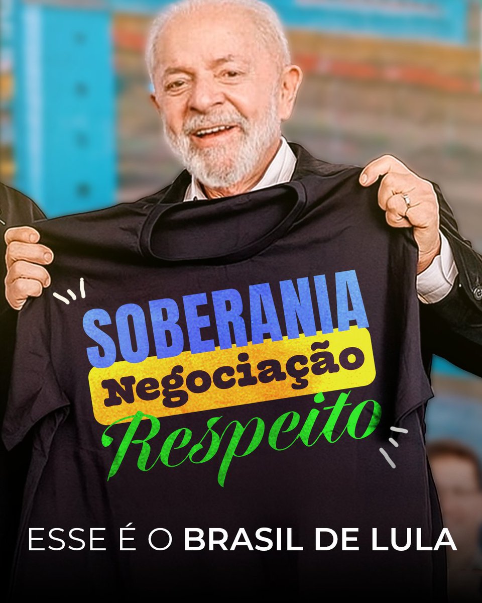 O Brasil é um dos países mais ricos em recursos naturais do planeta. E, com Lula, essa riqueza serve ao povo — não a interesses estrangeiros.

SOBERANIA É INEGOCIÁVEL