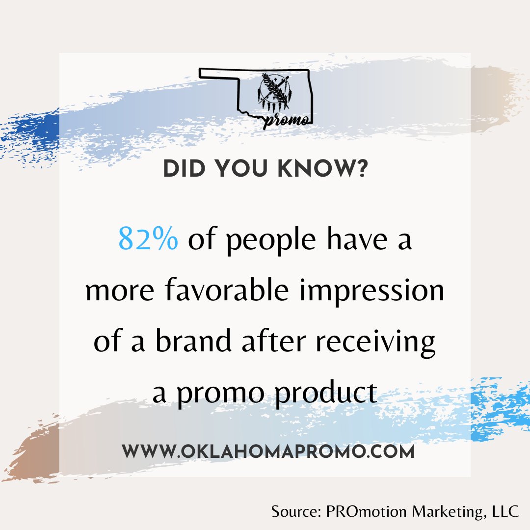 #didyouknow #themoreyouknow #oklahomapromo #promotionalproductswork #productsthatinspire