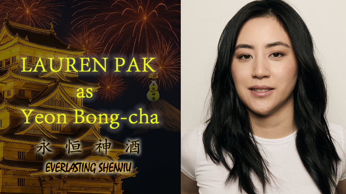 We now welcome <a href="/LaurenElenePak/">Lauren Pak</a> to the cast! Lauren will be voicing the world champion of the Korean wrestling sport Ssireum, an aspiring actress, and girlfriend of Baco Pacini. She is "The Empress of Ssireum" Yeon Bong-cha!