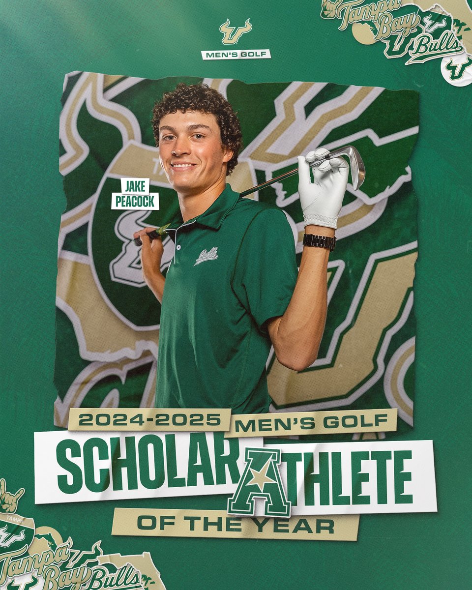 Capping off a historic year for Jake Peacock with another honor 🏆

Read more: gobulls.co/40FoDqZ