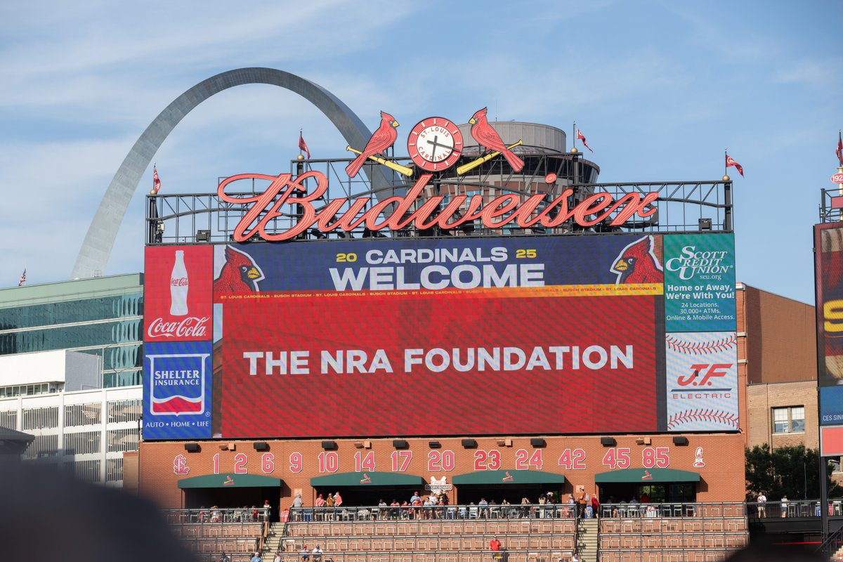 ⚾ Around 450 Friends of NRA volunteers &amp; supporters came together for the 5th annual Friends of NRA Day at the St. Louis Cardinals game! Gavin Lane, whose family proudly sponsors the St. Louis-area Friends of NRA event, had the honor of throwing out the first pitch! 🇺🇸