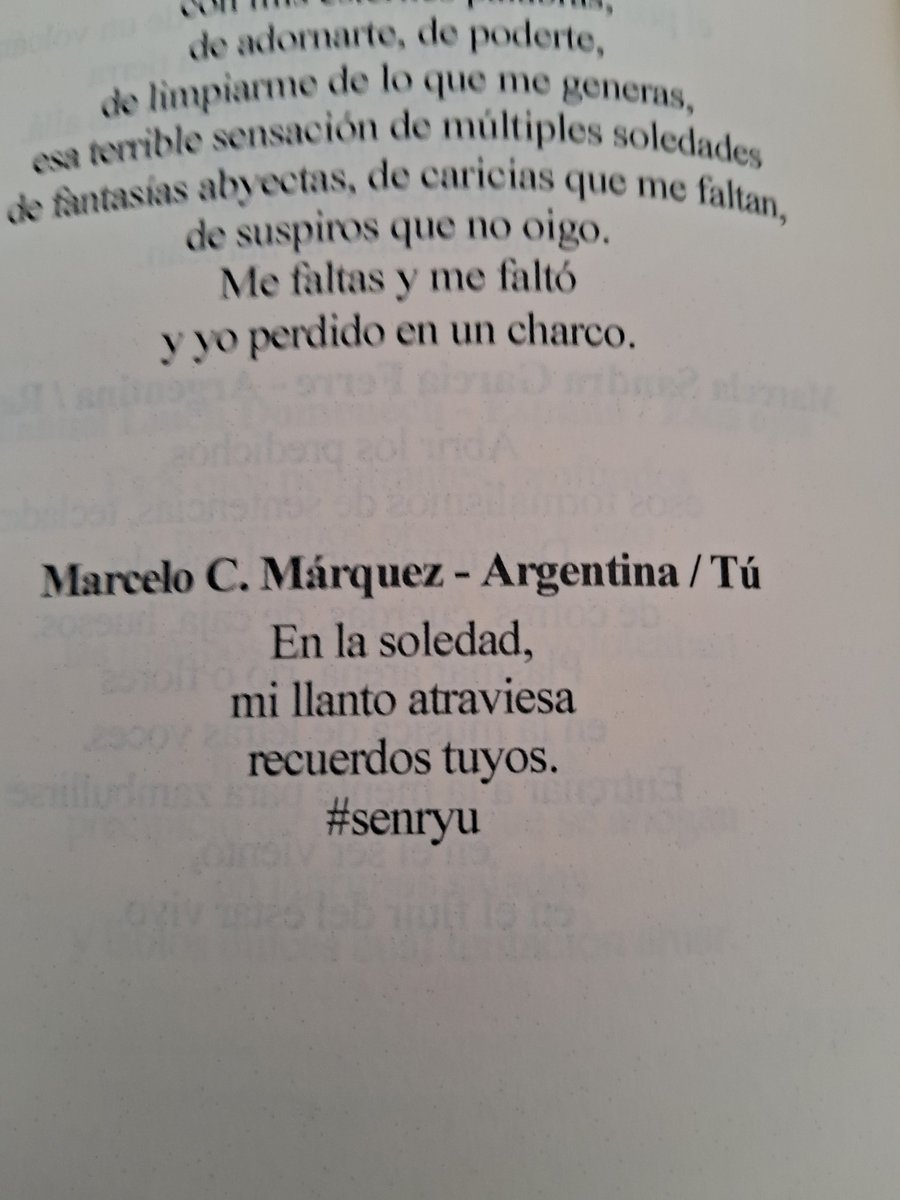 MarceloC61's tweet image. Comparto con Vosotr@s
Un #senryu publicado por la Editorial Diversidad Literaria 
Por el Concurso Versos en el Aire XIV