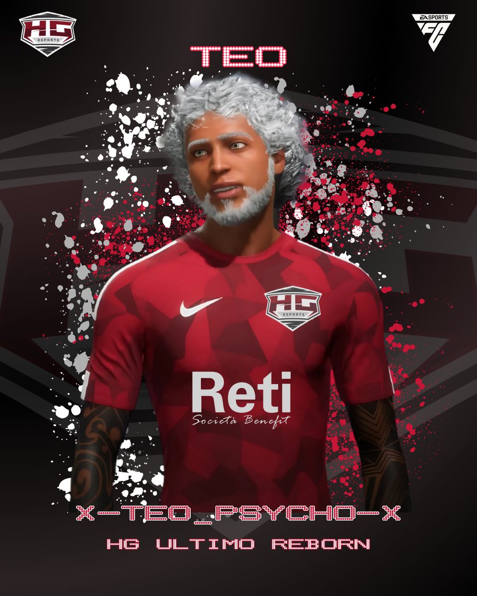 HG Esports (@hgesportsasd) on Twitter photo ⚔️ 3° Innesto in casa HG Ultimo Reborn ⚔️
HG Ultimo Reborn ci portiamo a casa Teo, il nuovo nostro nuovo numero 10.
Velocità, istinto killer e fame di gol.
Difese avvisate: non c'è scampo. 💣🎯
Benvenuto nella famiglia HG! ❤️🤍🖤
<a href="/RTAllProClub/">RETWEET ALL PROCLUB</a> <a href="/Mercato_FVPA/">Calciomercato Fvpa</a> <a href="/NewsProclub/">News Proclub</a> ⚔️ 3° Innesto in casa HG Ultimo Reborn ⚔️
HG Ultimo Reborn ci portiamo a casa Teo, il nuovo nostro nuovo numero 10.
Velocità, istinto killer e fame di gol.
Difese avvisate: non c'è scampo. 💣🎯
Benvenuto nella famiglia HG! ❤️🤍🖤
<a href="/RTAllProClub/">RETWEET ALL PROCLUB</a> <a href="/Mercato_FVPA/">Calciomercato Fvpa</a> <a href="/NewsProclub/">News Proclub</a>