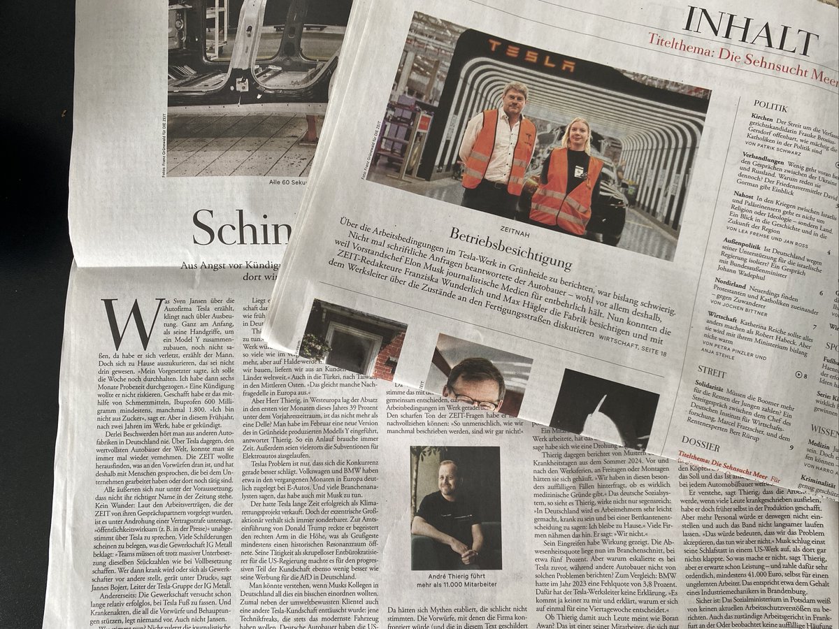 Max Hägler (@maxhaegler) on Twitter photo Nach Jahren des Schweigens öffnete Tesla in Grünheide nun die Türen - um mit Mythen aufzuräumen und sich einer Diskussion zu stellen. Nach Jahren des Schweigens öffnete Tesla in Grünheide nun die Türen - um mit Mythen aufzuräumen und sich einer Diskussion zu stellen.
