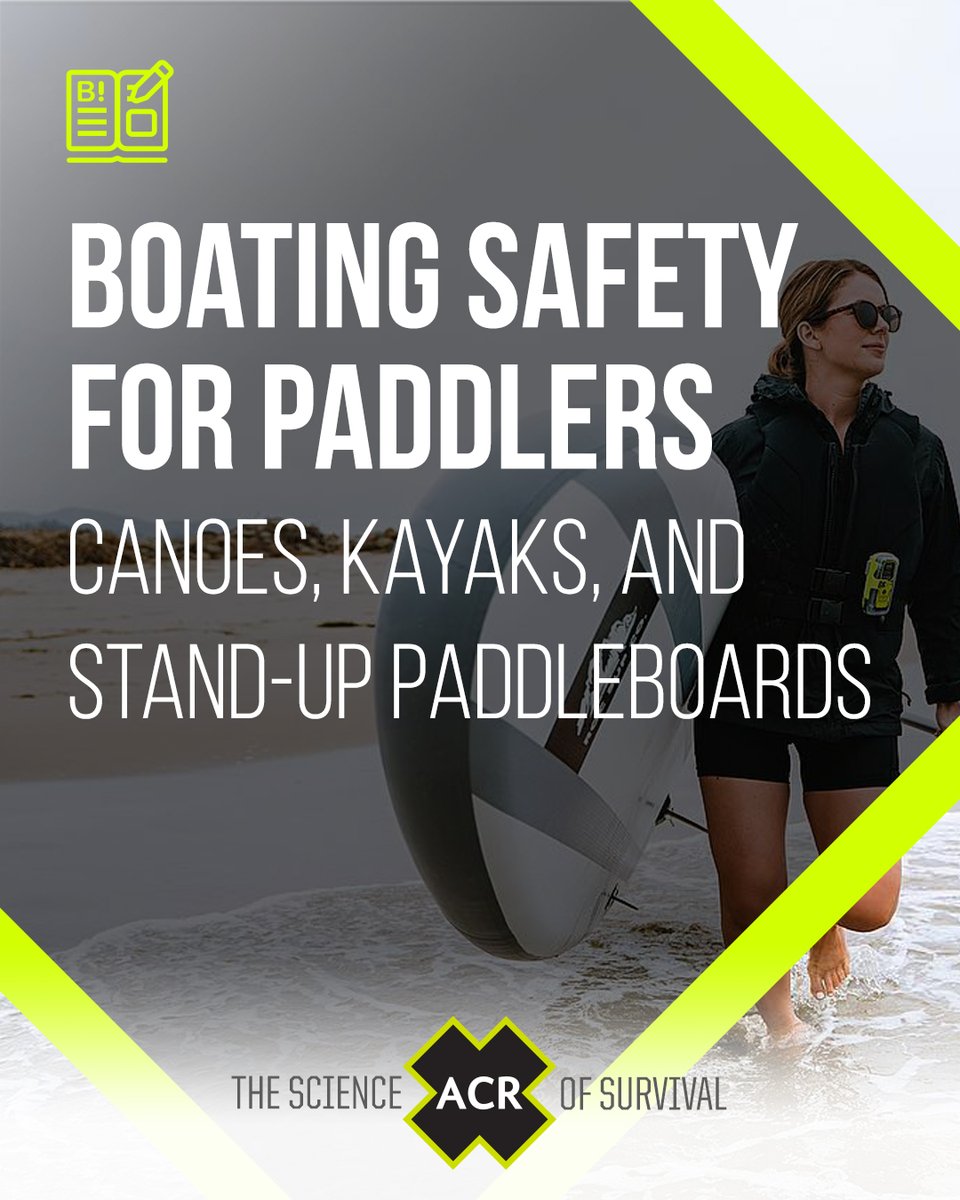 Boating Safety for Paddlers.

Read more at: zurl.co/faVvD 

#ACRBlog #Guide #Blog #personallocatorbeacon #plb #resqlink #safeboating