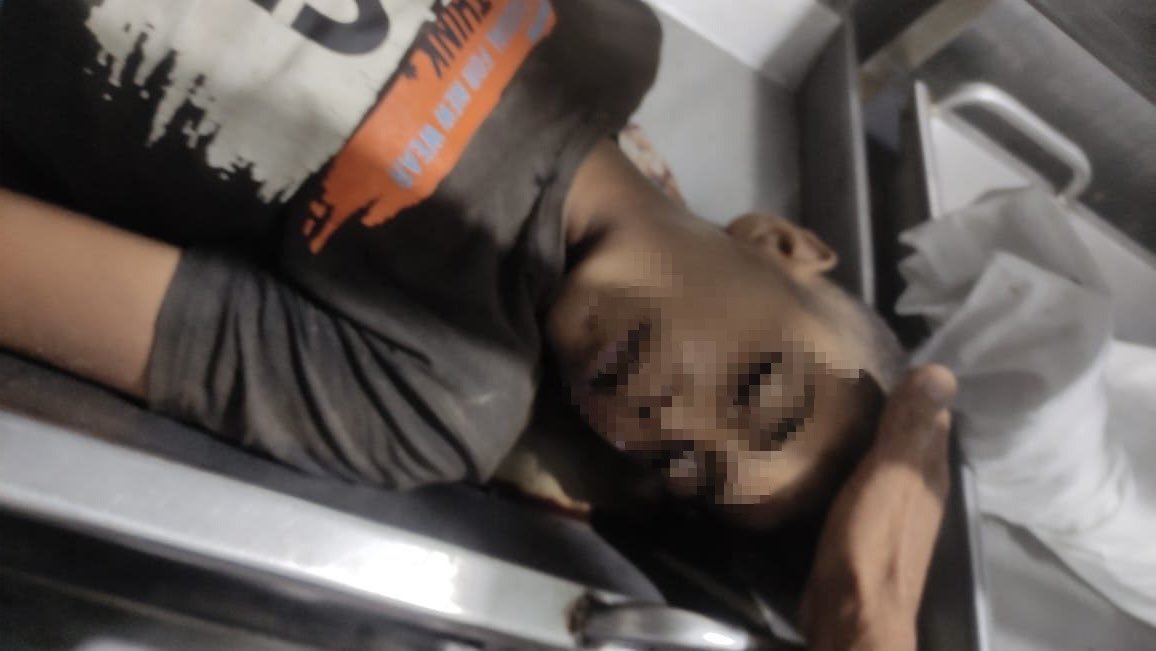 After killing his father two years ago, the israelis murder Ziad Rami Spaita at Happy City in the Shuja'iyya neighbourhood in Gaza city