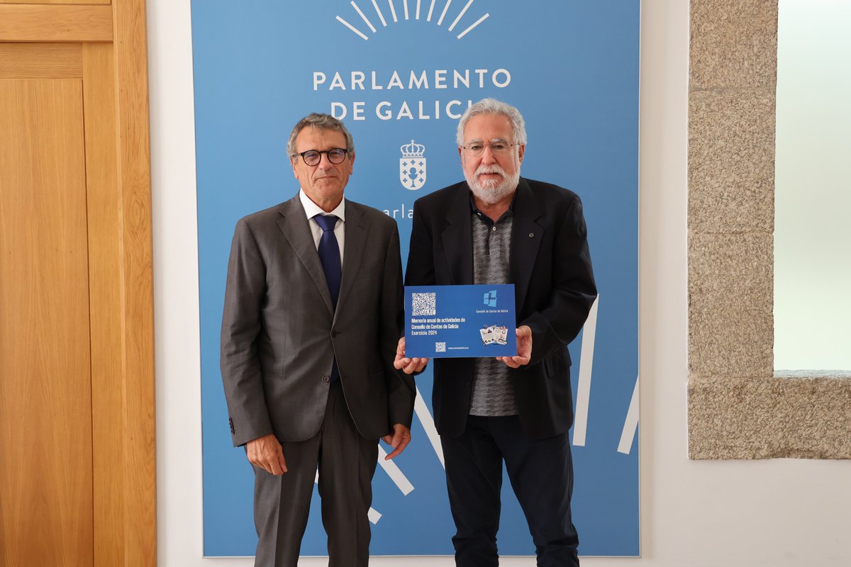 📌Entregada no Parlamento de Galicia a Memoria 2024 do Consello de Contas

parlamentodegalicia.es/Actualidade/43…
