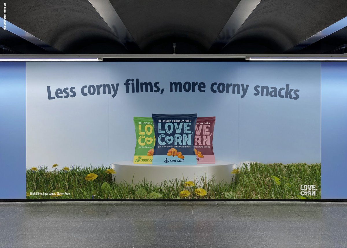 One Minute Brief of the Day: Create posters that show why LOVE CORN is the ultimate lunchbox upgrade — the crunchy, delicious, better-for-you snack that kids love... @LoveCorn_Snacks #LoveCorn <a href="/OneMinuteBriefs/">One Minute Briefs ⏱️</a>
