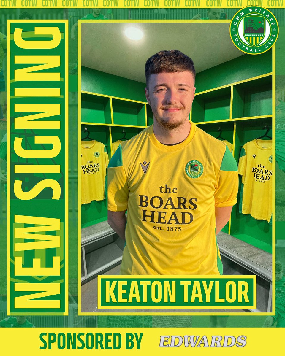 Cwm Welfare AFC (@cwmwelfareafc) on Twitter photo ๐ ๐๐๐ฐ ๐๐ข๐ ๐ง๐ข๐ง๐ โฆ ๐๐๐๐ญ๐จ๐ง ๐๐๐ฒ๐ฅ๐จ๐ซ! ๐๐
Weโre delighted to welcome back energetic left-back Keaton Taylor, our 23/24 Player of the Year, after a short spell with Ferndale! ๐
Thanks to Edwards Coaches for sponsoring Keaton this season ๐
#COTW | ๐ข๐ก ๐ ๐๐๐ฐ ๐๐ข๐ ๐ง๐ข๐ง๐ โฆ ๐๐๐๐ญ๐จ๐ง ๐๐๐ฒ๐ฅ๐จ๐ซ! ๐๐
Weโre delighted to welcome back energetic left-back Keaton Taylor, our 23/24 Player of the Year, after a short spell with Ferndale! ๐
Thanks to Edwards Coaches for sponsoring Keaton this season ๐
#COTW | ๐ข๐ก