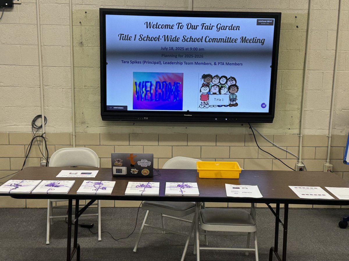 A wonderful way to begin our 2025-2026 school year. We welcomed stakeholders to our Title 1 School-Wide School meeting, greeted our new staff with love, and walked along side our supporting churches in our local community. It takes a village to make each school a success story.😀