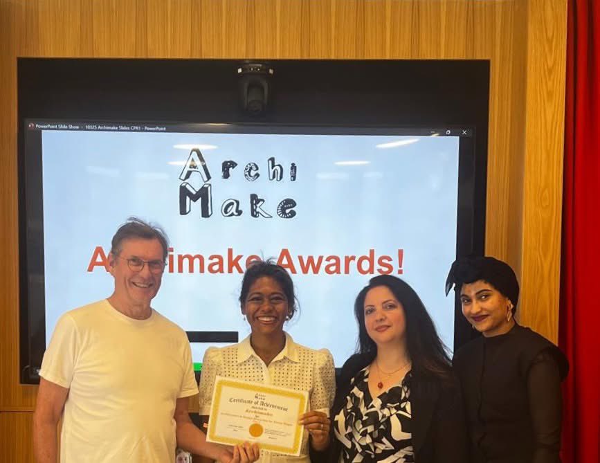 Our summer term concluded with a Project Review at Temple Bar, showcasing children's innovative public space designs. Thank you to our guest reviewer, Grant Smith, to our Archimake team: Cheryl  (founder), Alan, Farah (course leader), Salik &amp; Sheroek. archimake.org/contact/.