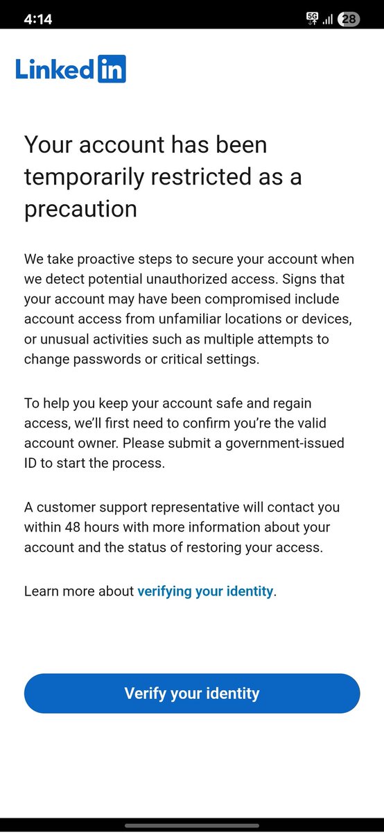 _mddanishansari's tweet image. .@LinkedIn @LinkedInIndia 

I&apos;m not able to login to my LinkedIn account. It&apos;s asking for Government ID verification, I have tried Aadhar card, PAN Card, Driver&apos;s License but nothing is working. The verification is always failing. 

Kindly help me to login back to my account
