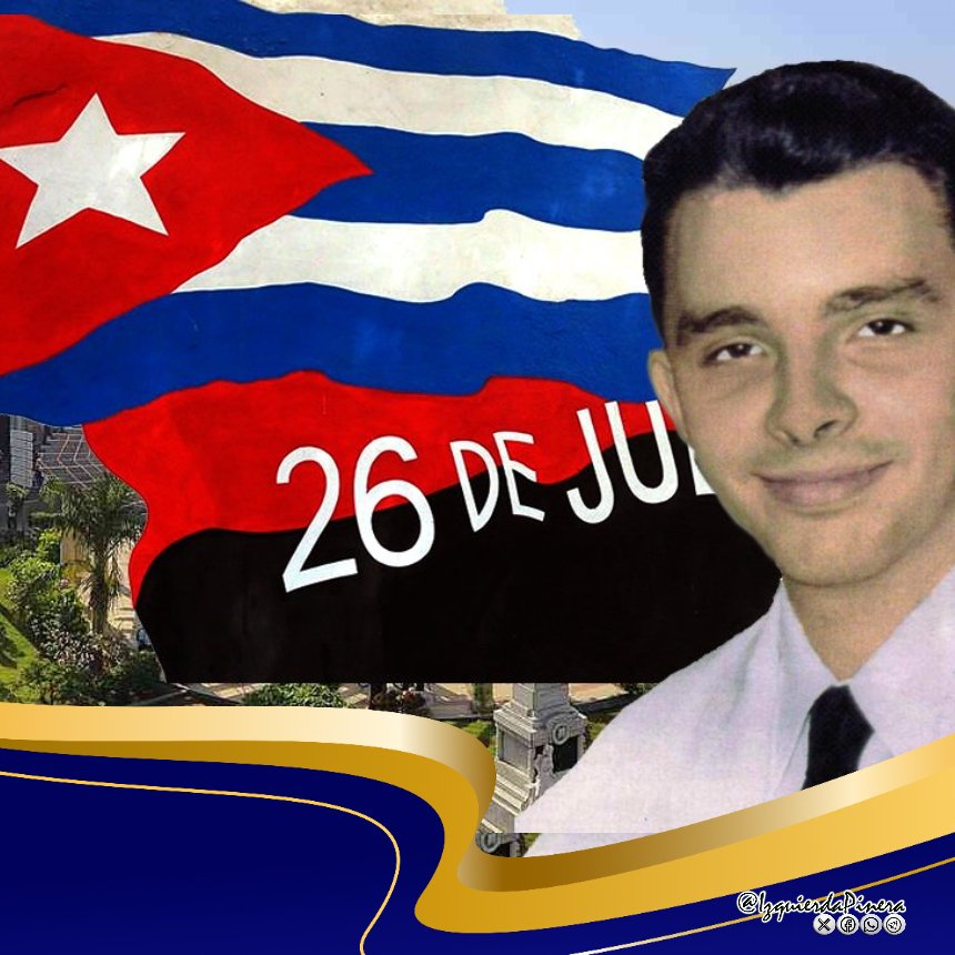 La Generación del Centenario cambió sueños por fusiles. Frank País, joven líder, enseñó que el amor a la Patria no tiene edad.

¡Honor eterno!
#IzquierdaPinera #CubaHonra