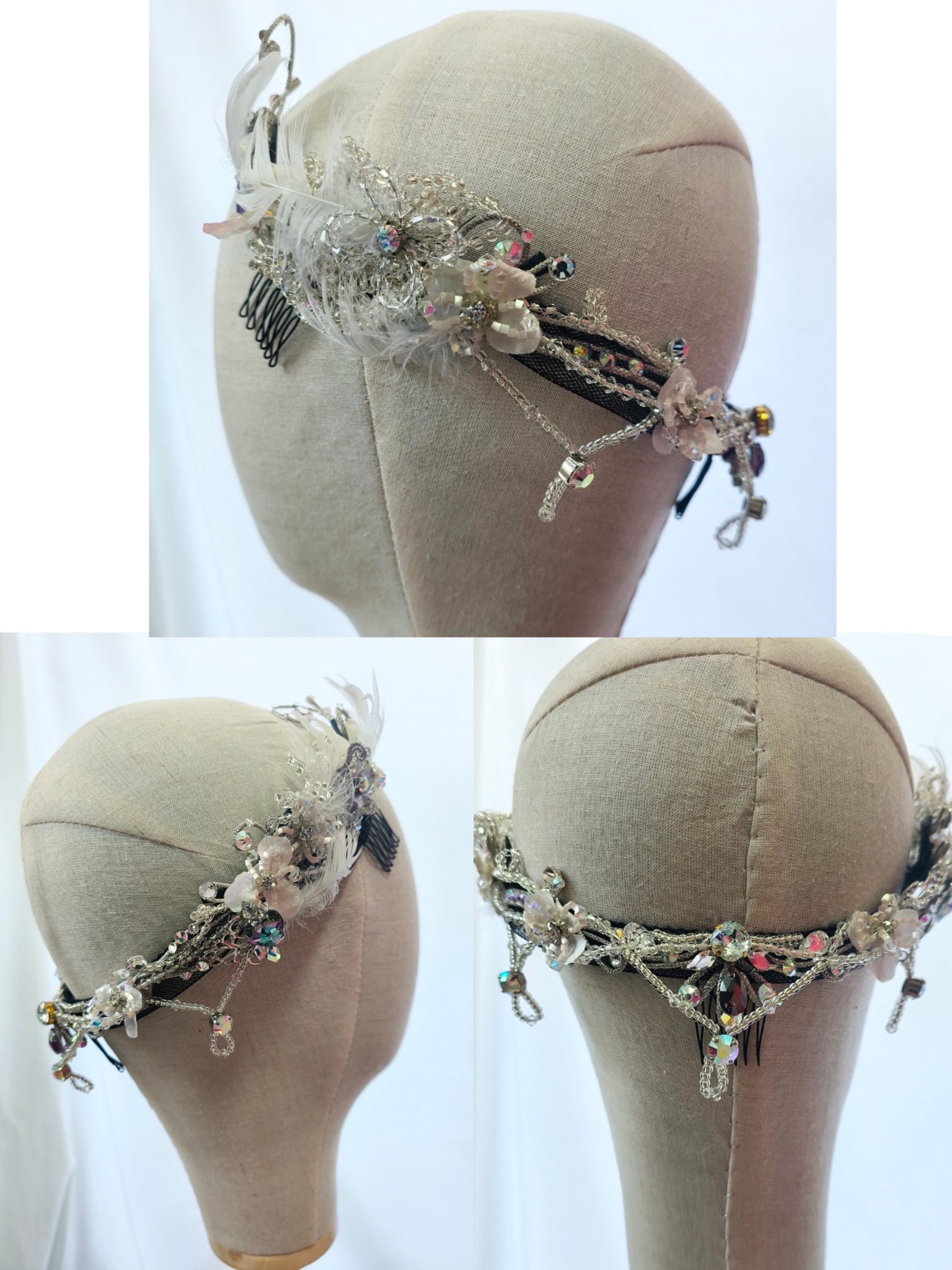 noi/ハンドメイドヘッドドレス　DELI itimi MARE otoe noi/ハンドメイドヘッドドレス DELI itimi MARE otoe パール
